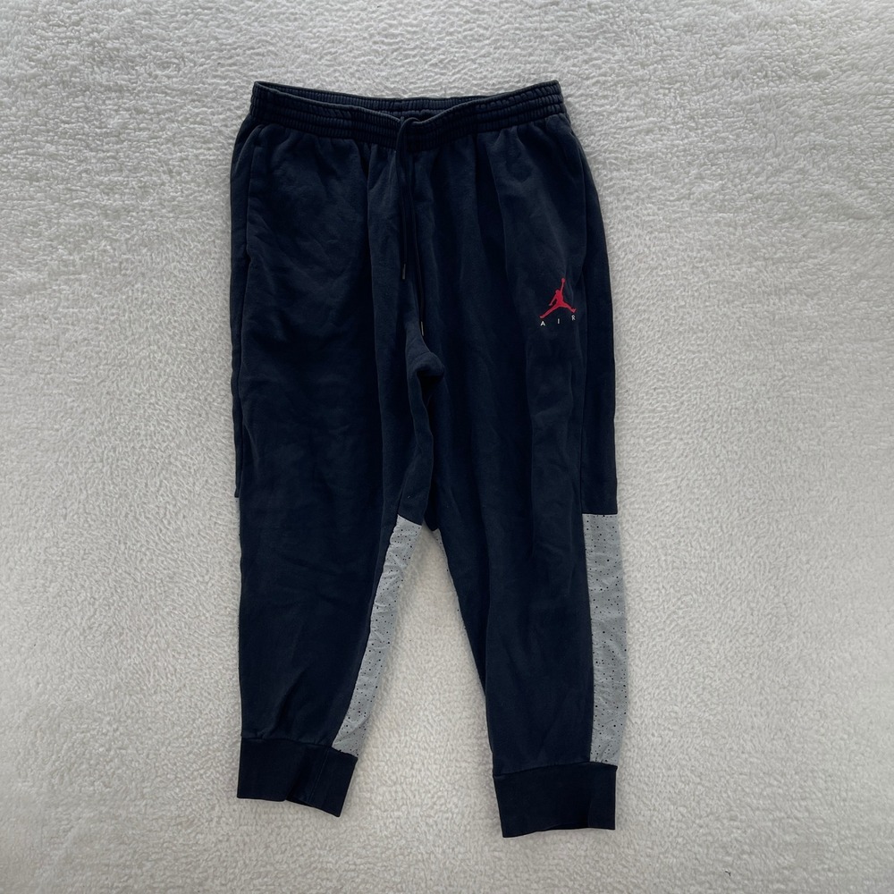 Jordan Sweatpants Mens 2XL Black Jogger Cement Gym Comfort Sports Basketball